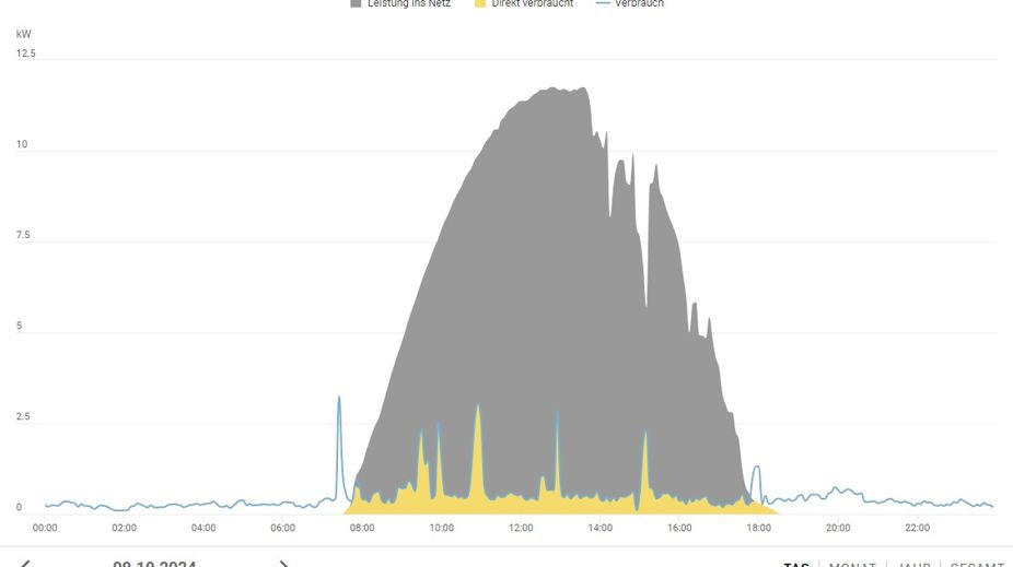 Energiebilanz Nur Pv