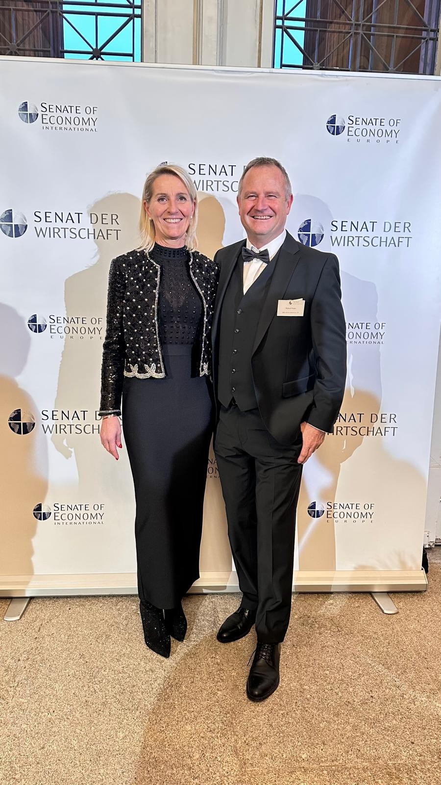 Roland Huber Senator Mit Ehefrau Heidi Jahresconvent Wirtschaftssenat 2024